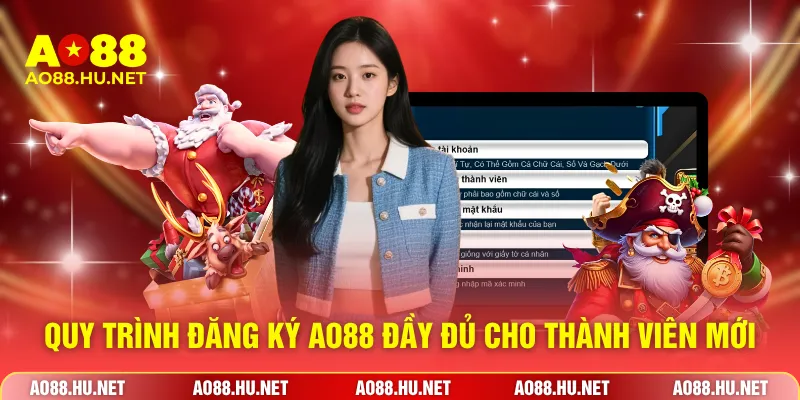 Quy trình đăng ký AO88 đầy đủ cho thành viên mới